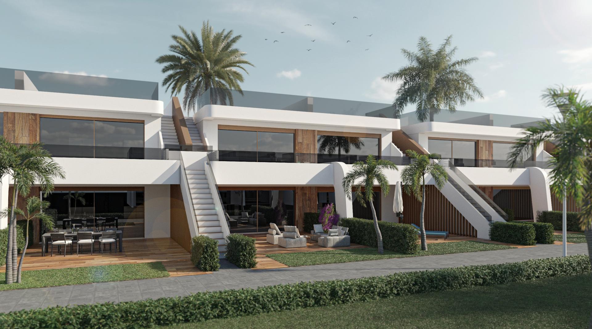 2 sypialnia Mieszkanie z tarasem na dachu W Condado de Alhama - Nowa konstrukcja in Medvilla Spanje