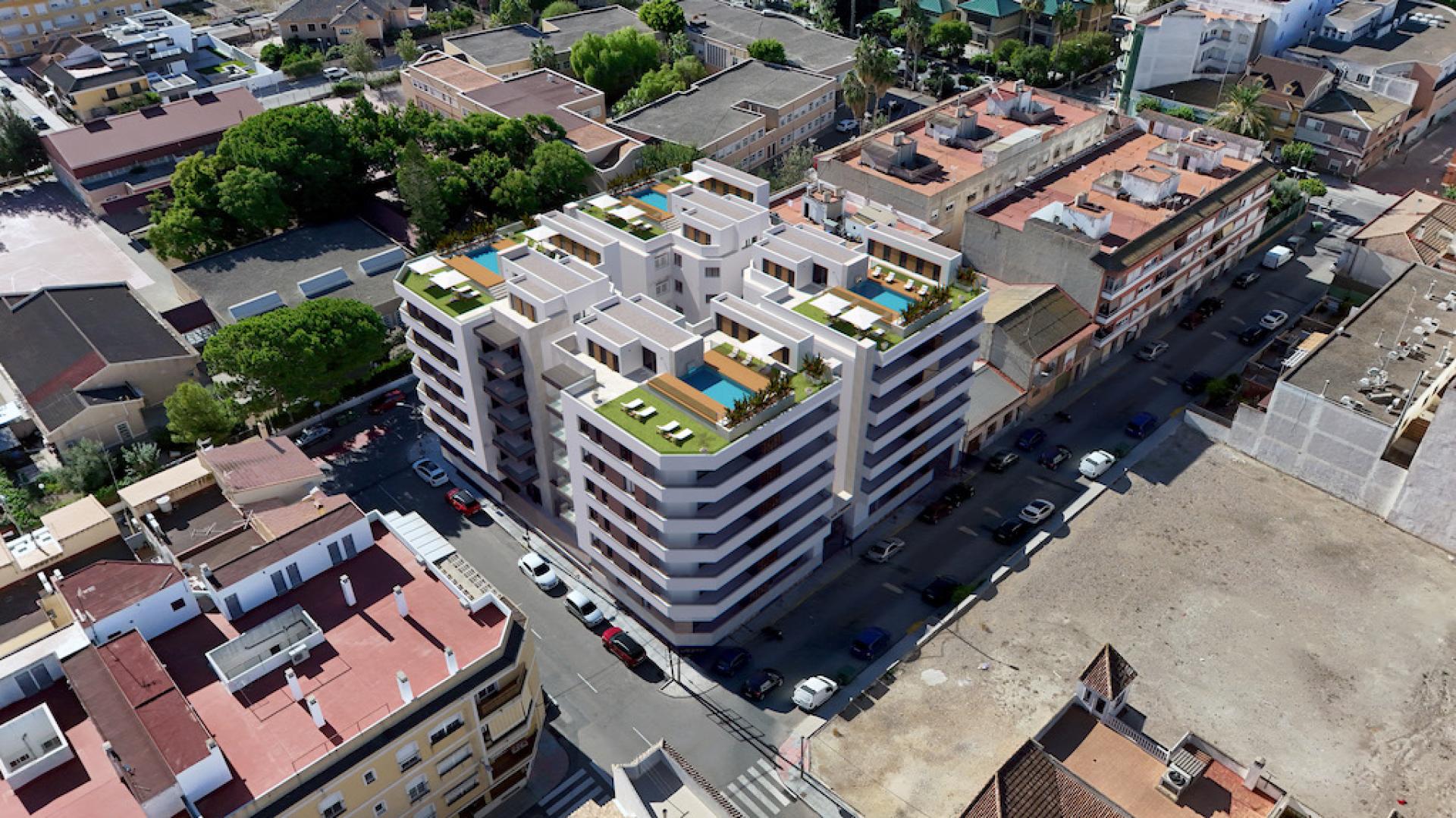 3 sypialnia Mieszkanie z balkonem W Almoradi - Nowa konstrukcja in Medvilla Spanje
