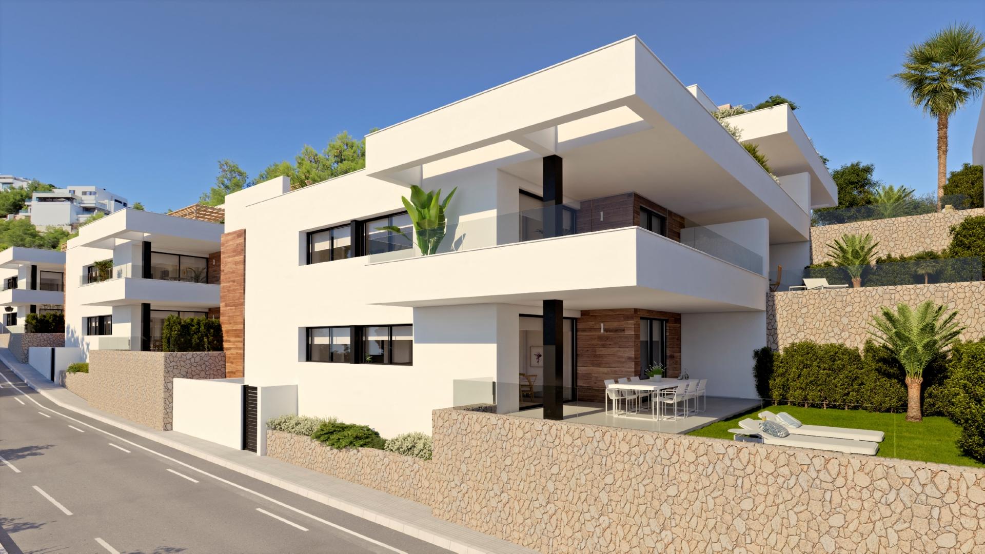 3 sypialnia Mieszkanie z ogrodem W Benitachell - Cumbre del Sol - Nowa konstrukcja in Medvilla Spanje