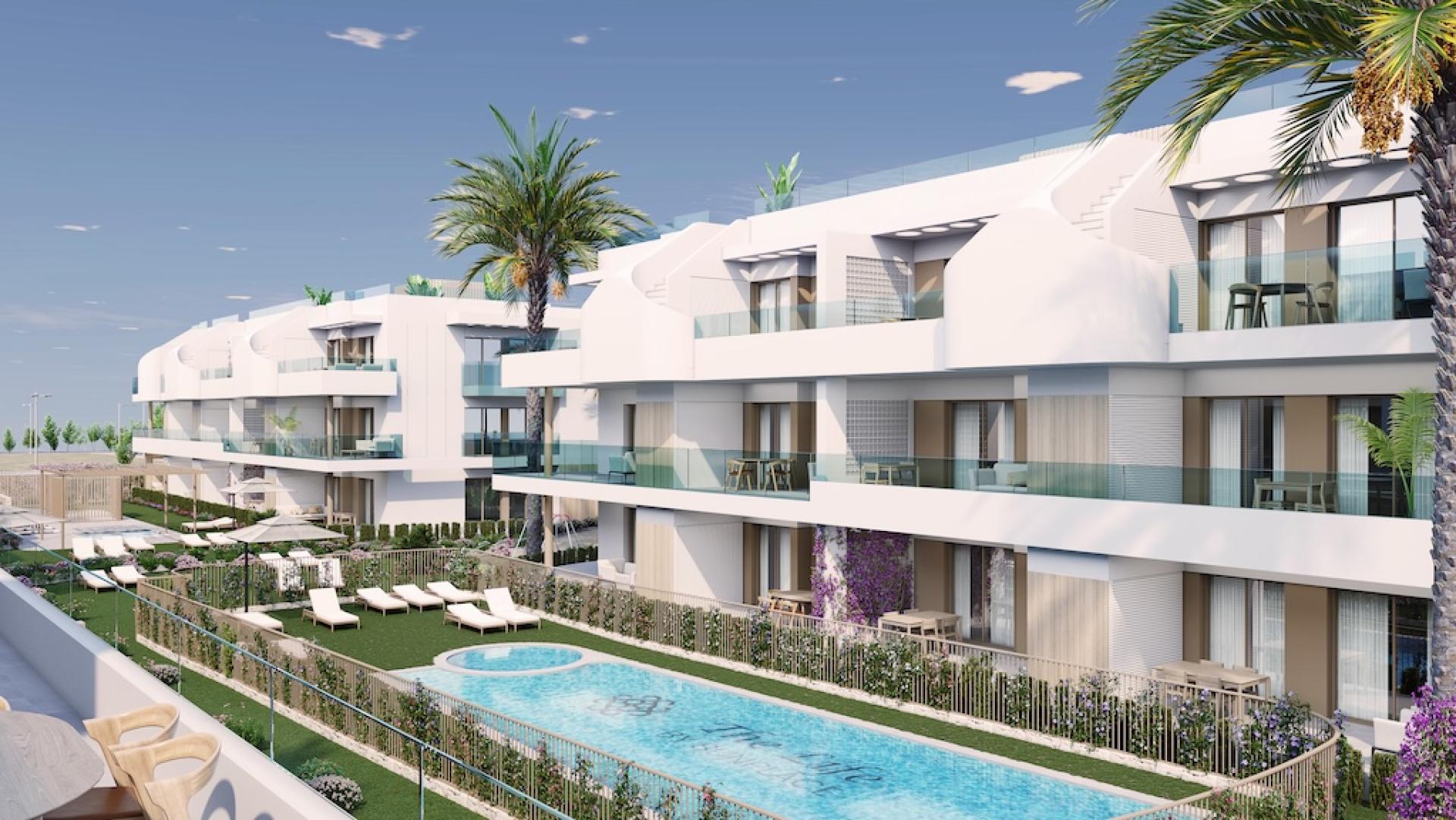 Nowe apartamenty na parterze Pilar de la Horadada, Costa Blanca Południe in Medvilla Spanje
