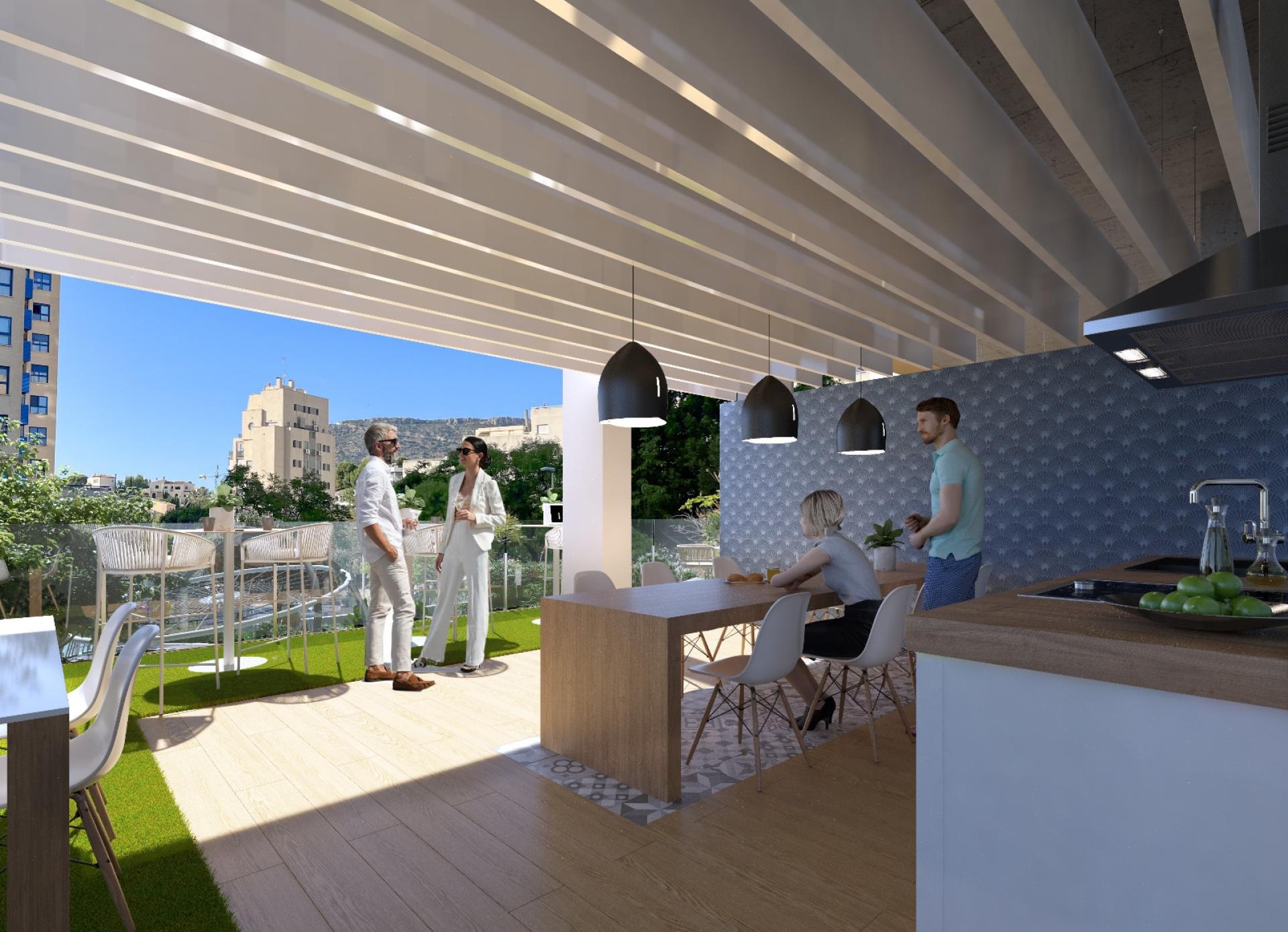 2 sypialnia Mieszkanie z balkonem W Calpe - Nowa konstrukcja in Medvilla Spanje
