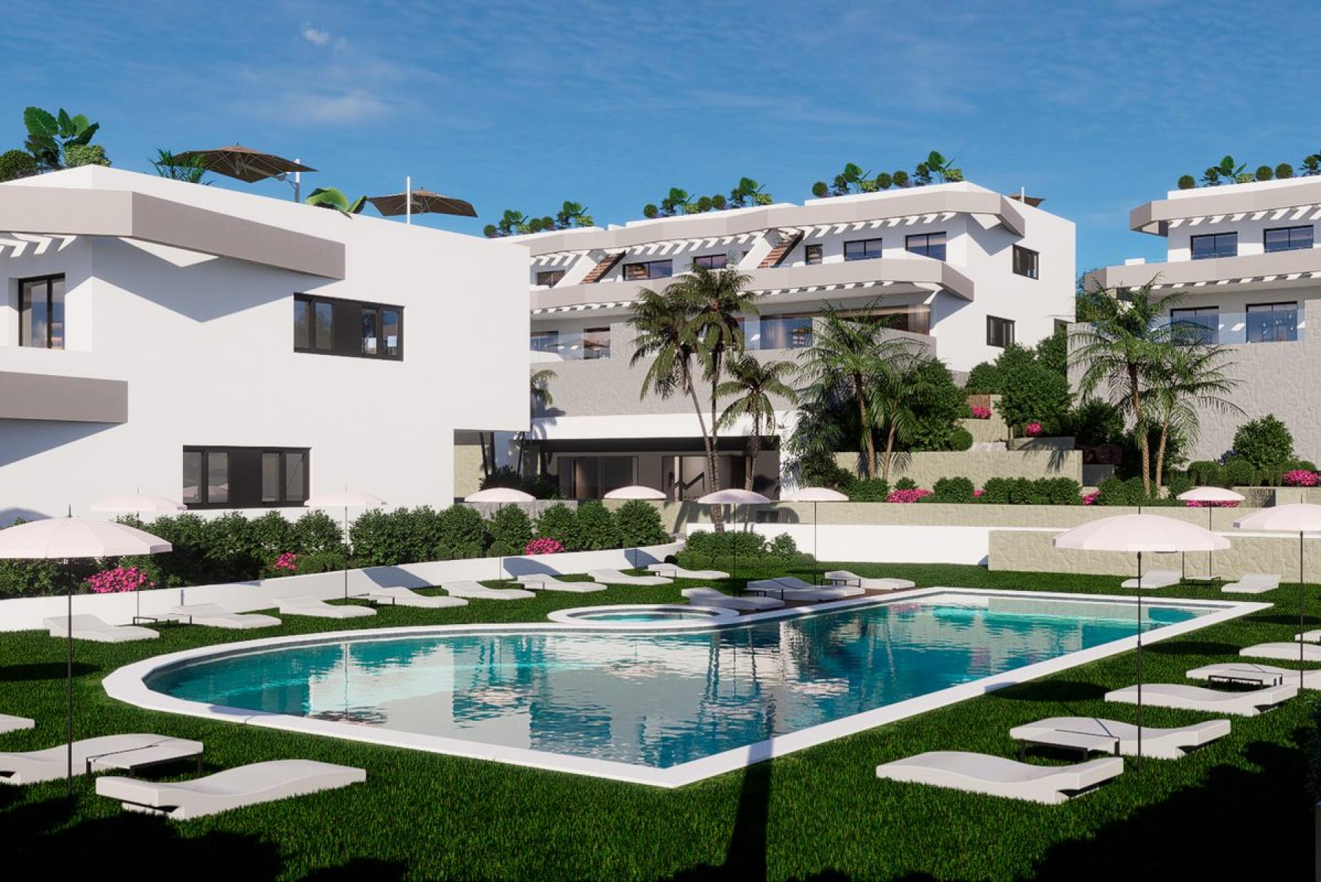 3 sypialnia Mieszkanie z ogrodem W Finestrat - Nowa konstrukcja in Medvilla Spanje