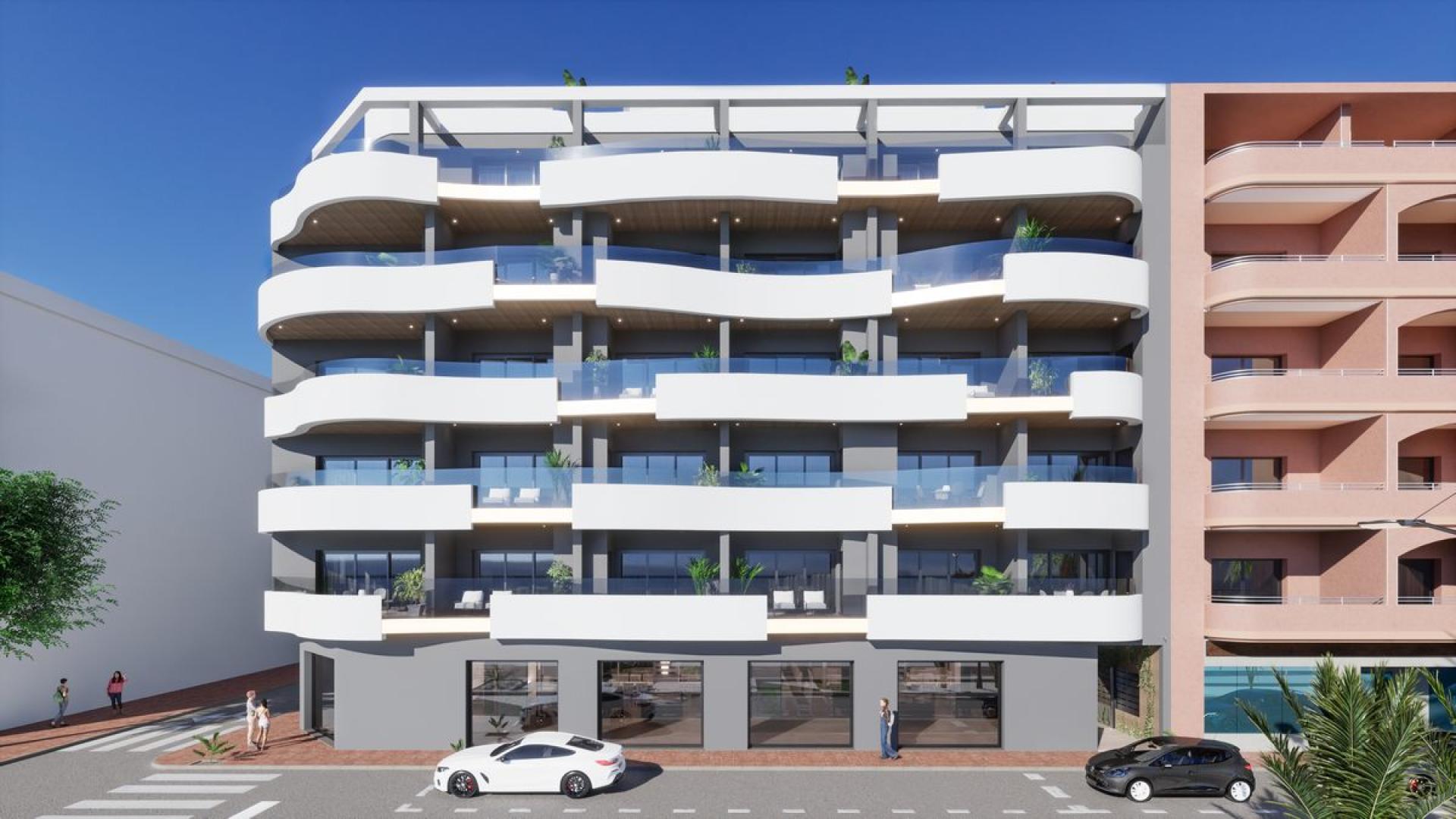 3 sypialnia Mieszkanie z tarasem na dachu W Torrevieja - Nowa konstrukcja in Medvilla Spanje