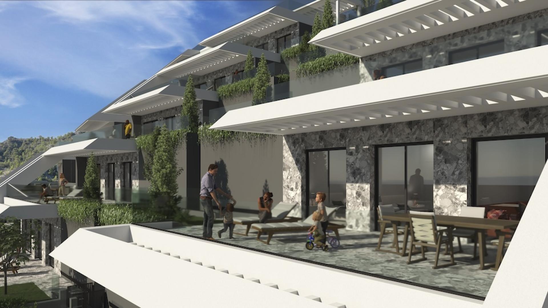 2 sypialnia Mieszkanie z tarasem na dachu W Finestrat - Nowa konstrukcja in Medvilla Spanje