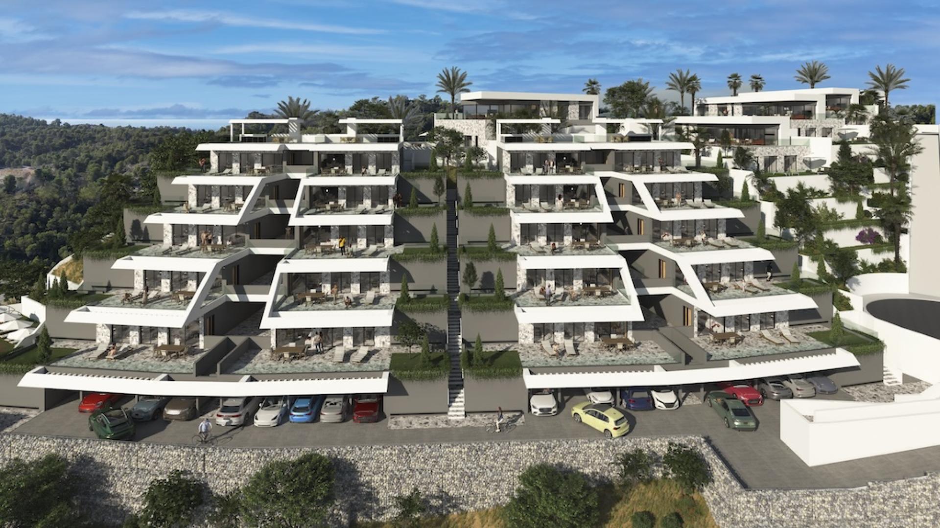 2 sypialnia Mieszkanie z tarasem na dachu W Finestrat - Nowa konstrukcja in Medvilla Spanje