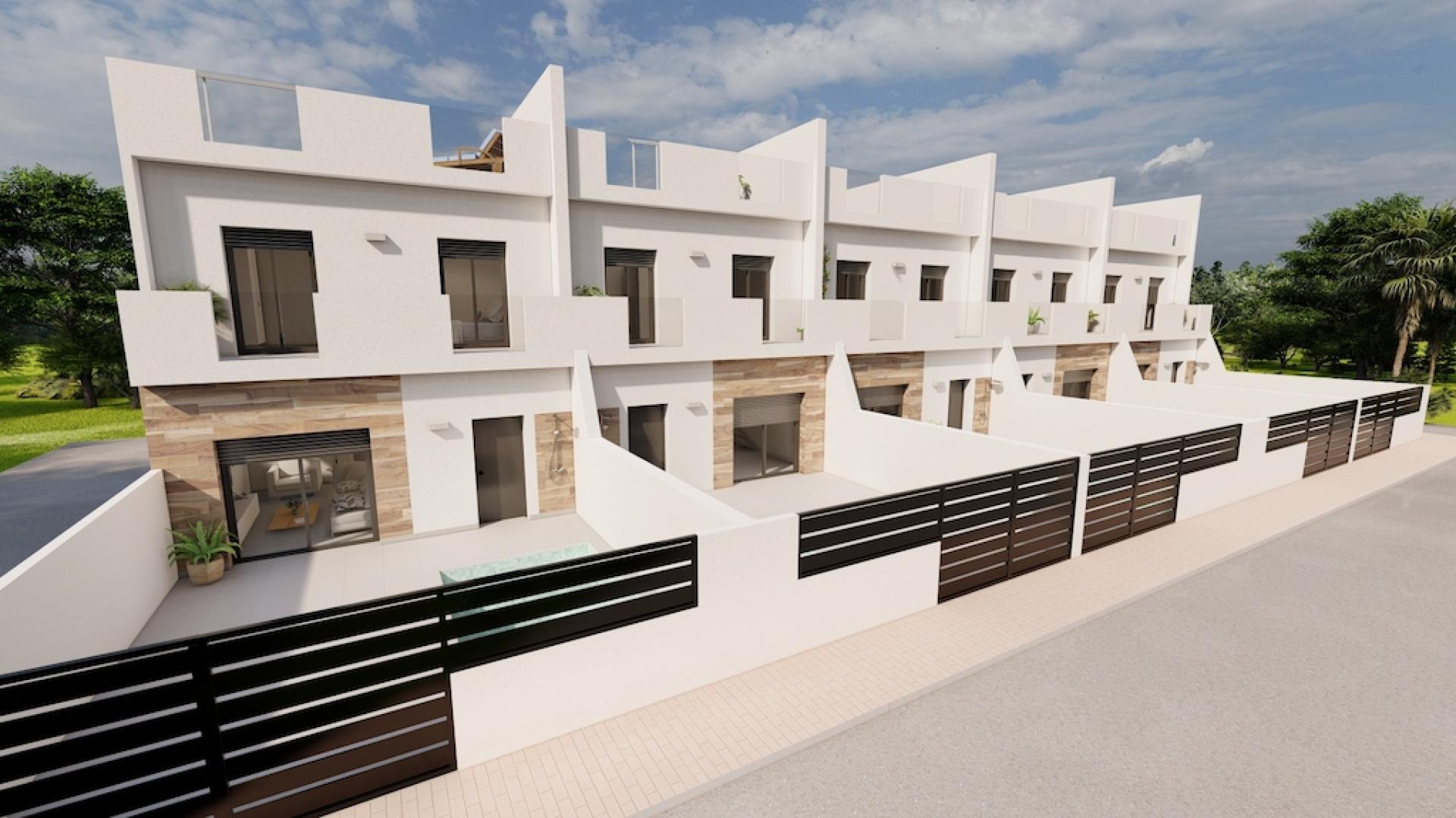 3 sypialnia Segment w zabudowie bliźniaczej W Dolores de Pacheco - Nowa konstrukcja in Medvilla Spanje