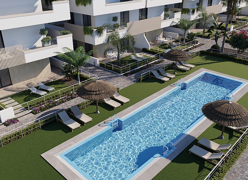 2 slaapkamer Appartement met terras in Santa Rosalía Resort
