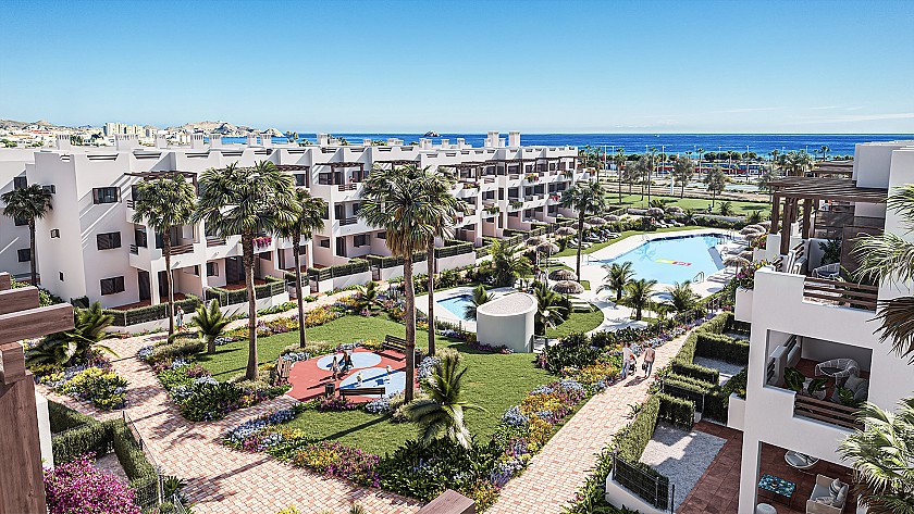 2 slaapkamer Appartement met terras in Mar de Pulpi