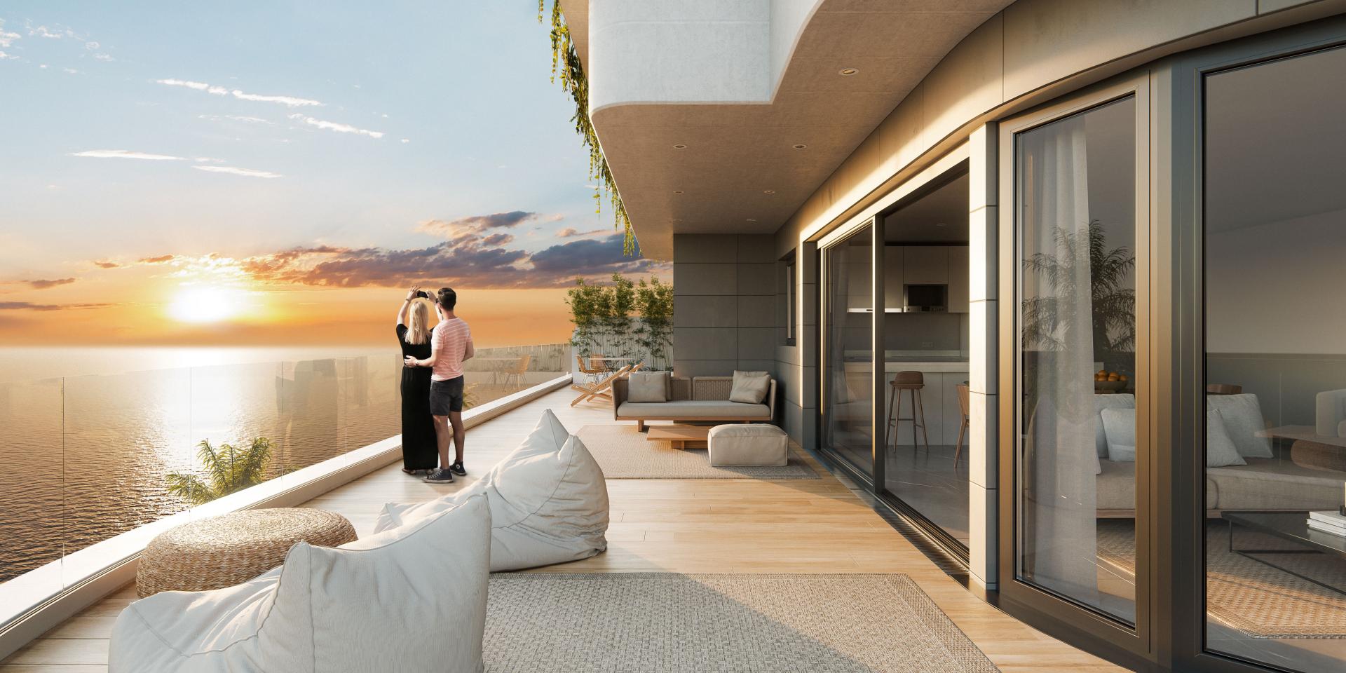 2 sypialnia Mieszkanie z balkonem W Aguilas - Nowa konstrukcja in Medvilla Spanje