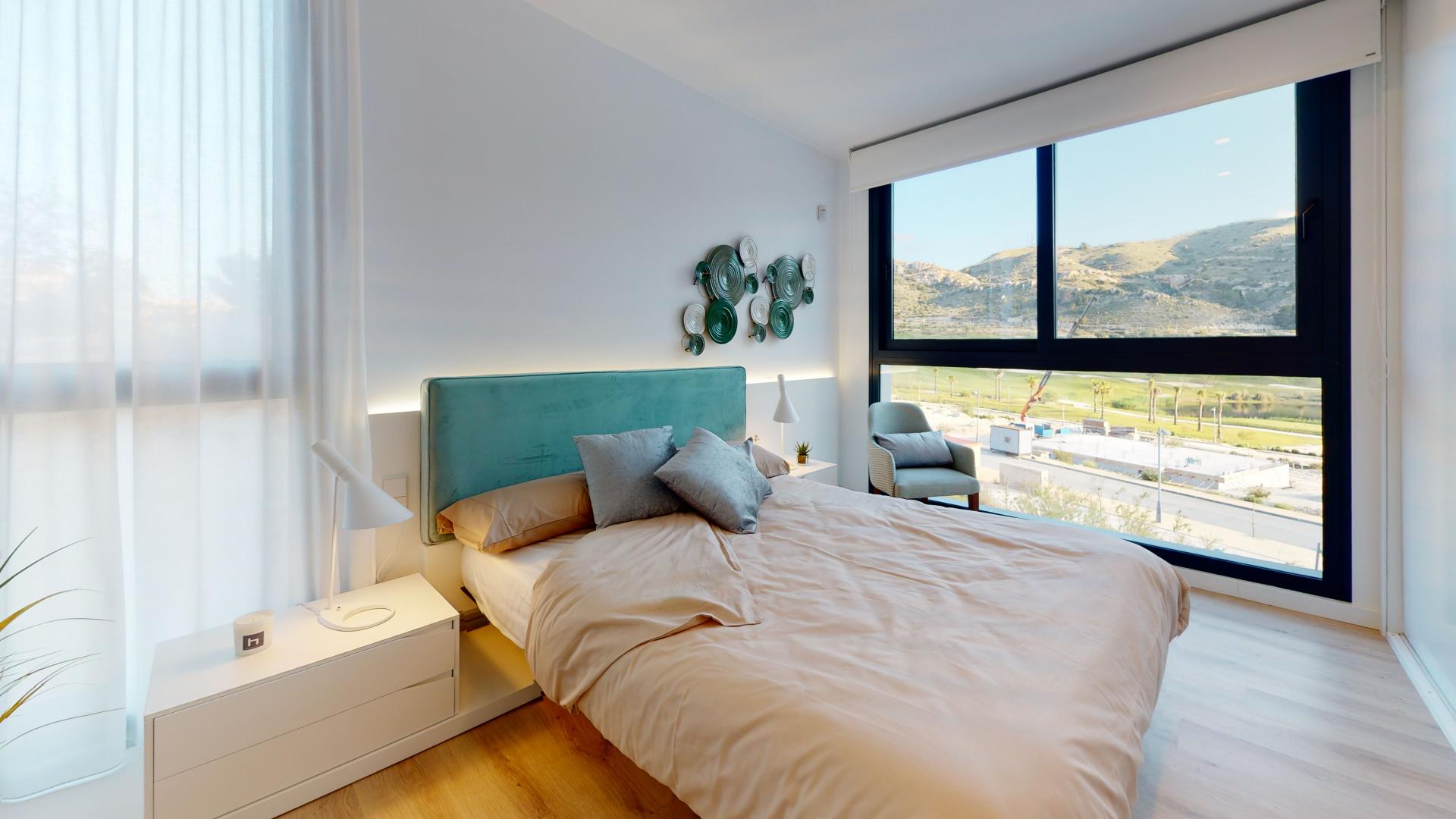 Apartamenty dwupoziomowe z pięknym widokiem na pole golfowe i góry in Medvilla Spanje