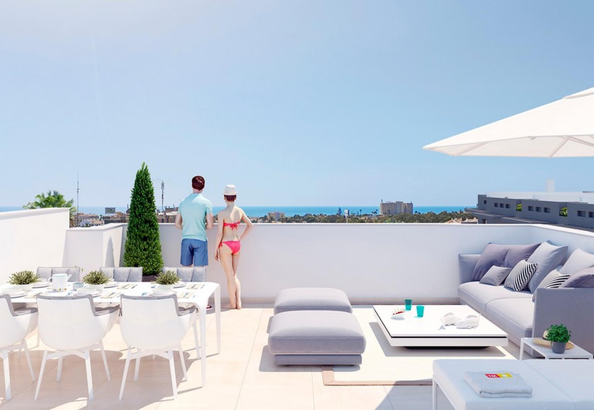 2 sypialnia Mieszkanie z tarasem na dachu W Playa Flamenca - Orihuela Costa - Nowa konstrukcja in Medvilla Spanje