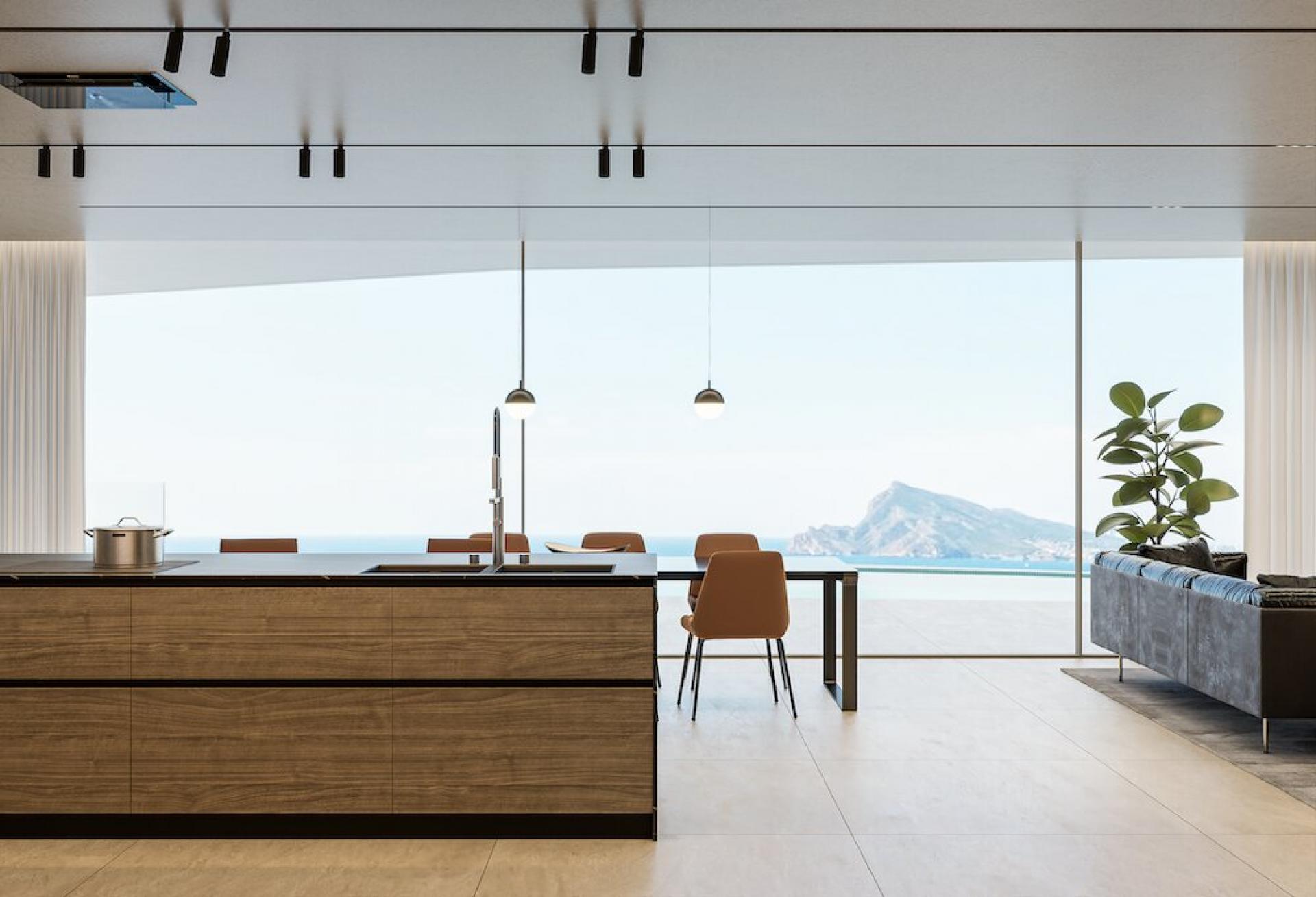 Zaprojektuj willę z panoramicznym widokiem na morze w Altei in Medvilla Spanje