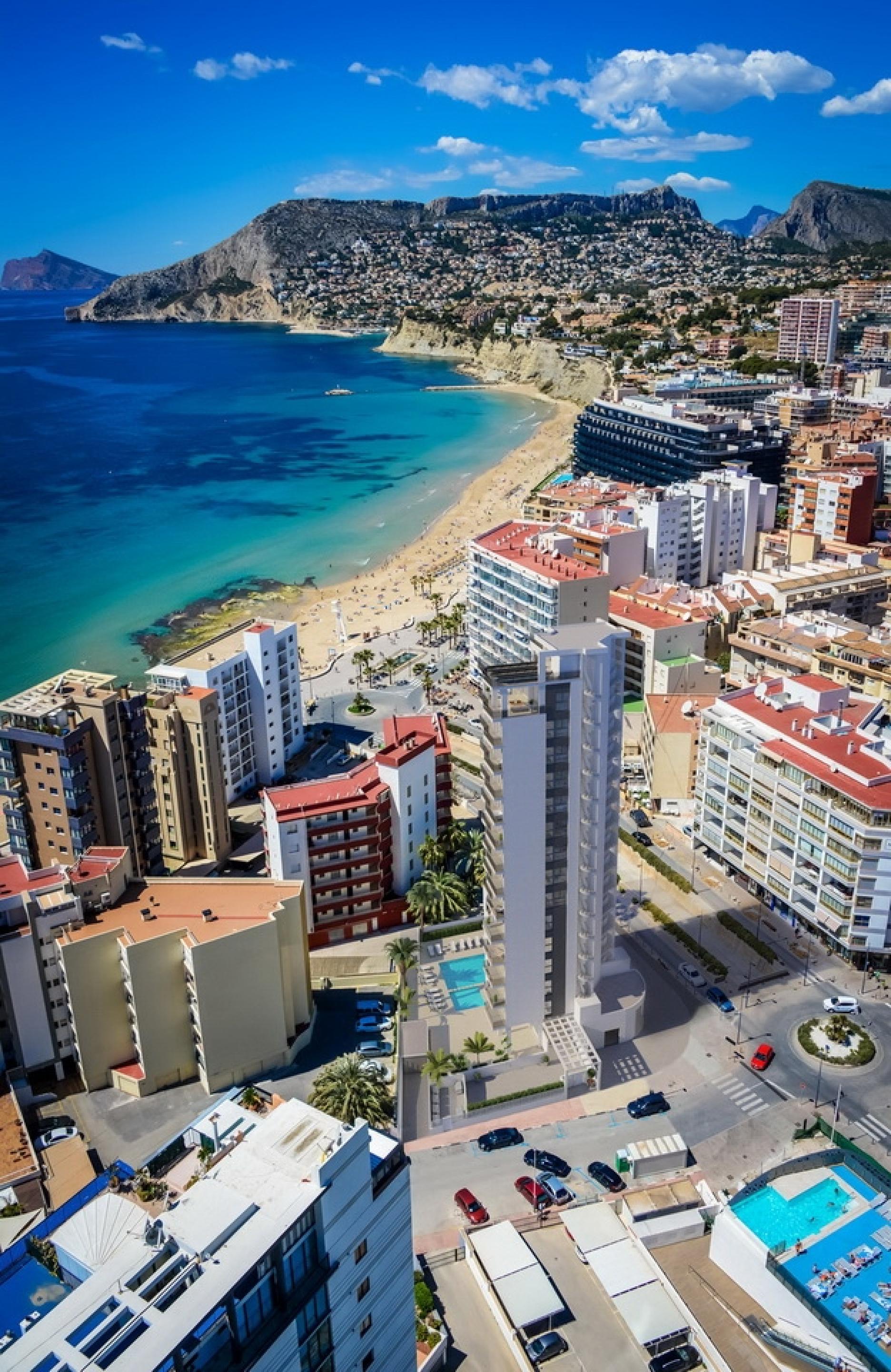 Apartamenty z widokiem na morze w Calpe in Medvilla Spanje