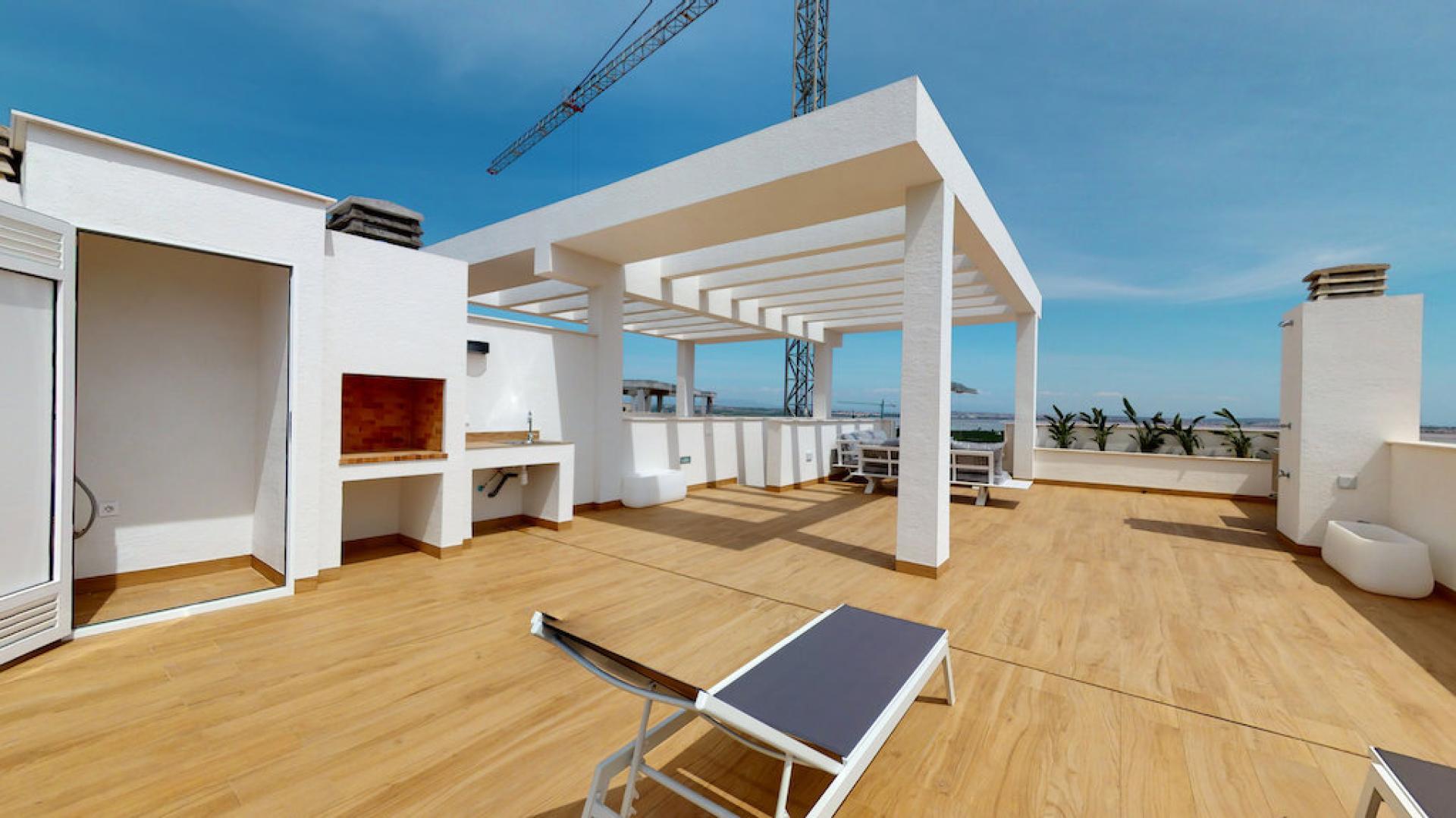 2 sypialnia Mieszkanie z tarasem na dachu W Torrevieja - Nowa konstrukcja in Medvilla Spanje