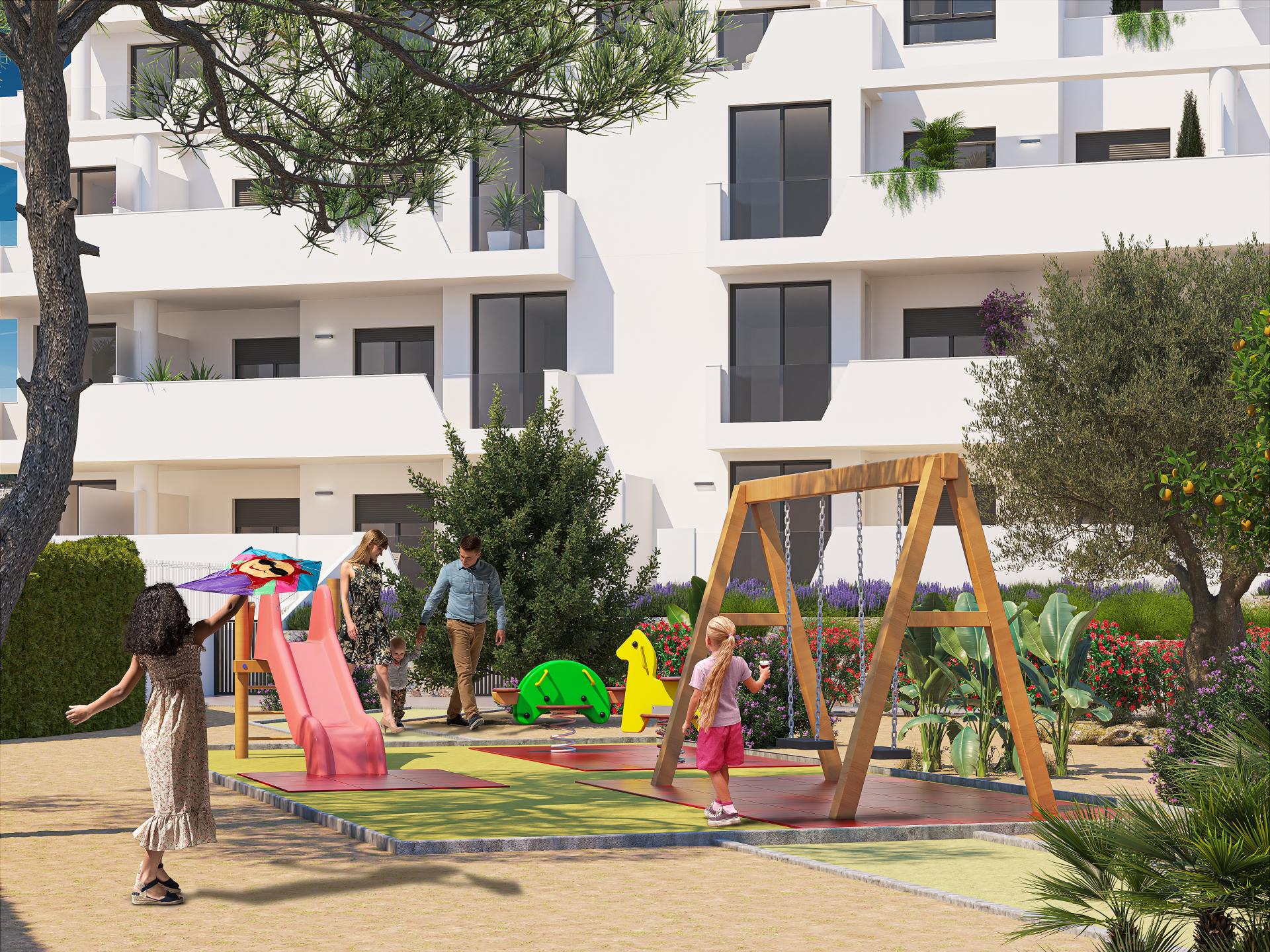 2 sypialnia Mieszkanie z tarasem na dachu W Santa Rosalía Resort - Nowa konstrukcja in Medvilla Spanje