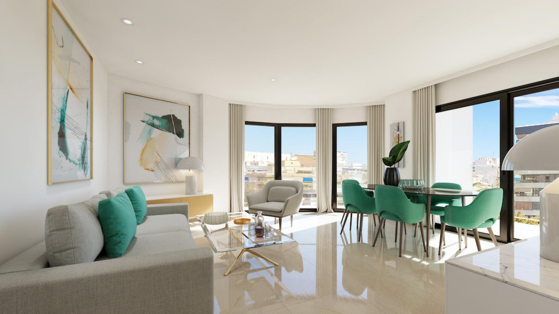 3 sypialnia Mieszkanie z balkonem W Alicante - Nowa konstrukcja in Medvilla Spanje