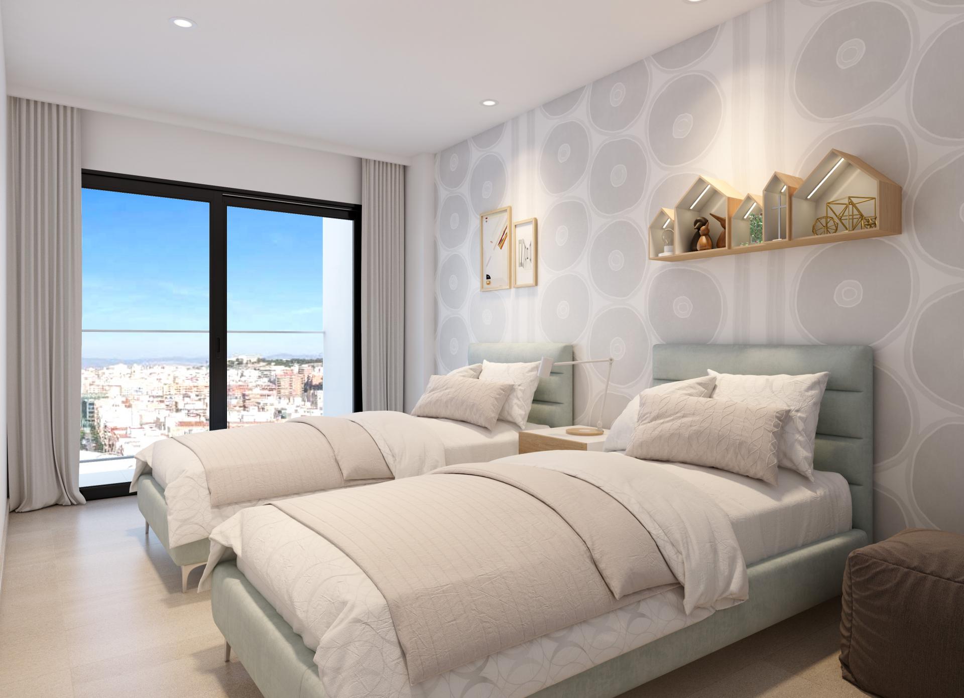 4 sypialnia Mieszkanie z balkonem W Alicante - Nowa konstrukcja in Medvilla Spanje
