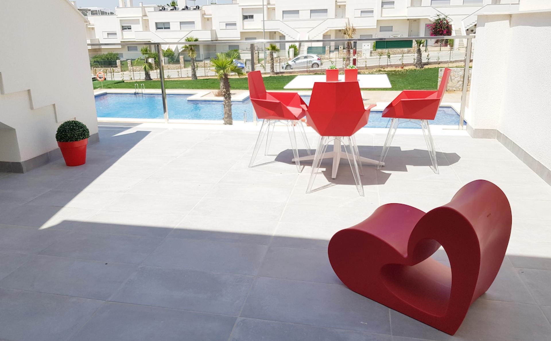 2 sypialnia Mieszkanie z tarasem na dachu W Vistabella Golf - Nowa konstrukcja in Medvilla Spanje