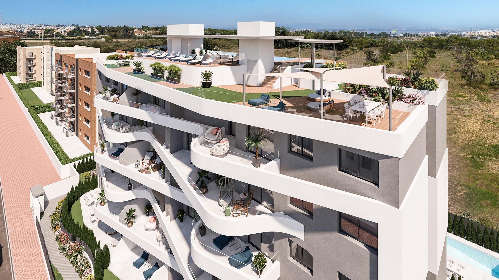 3 sypialnia Mieszkanie z balkonem W Punta Prima - Orihuela Costa - Nowa konstrukcja in Medvilla Spanje