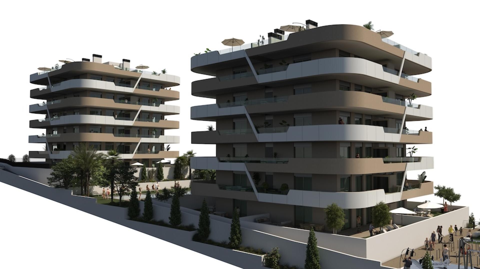 2 sypialnia Mieszkanie z ogrodem W Los Arenales del Sol - Nowa konstrukcja in Medvilla Spanje
