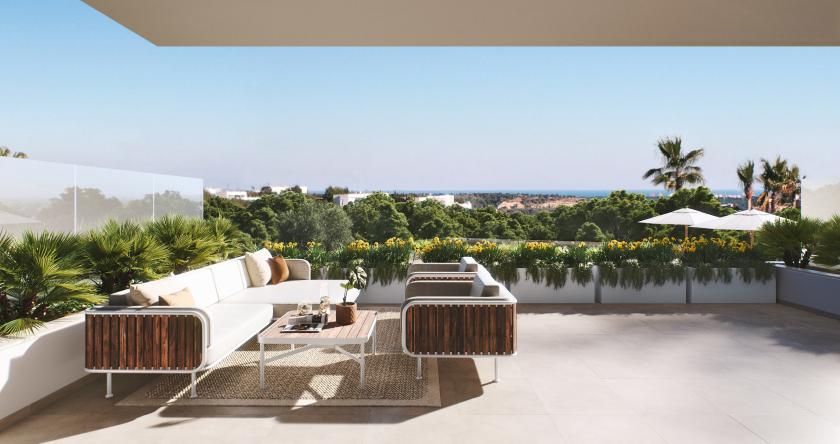3 sypialnia Mieszkanie z tarasem na dachu W Las Colinas Golf in Medvilla Spanje