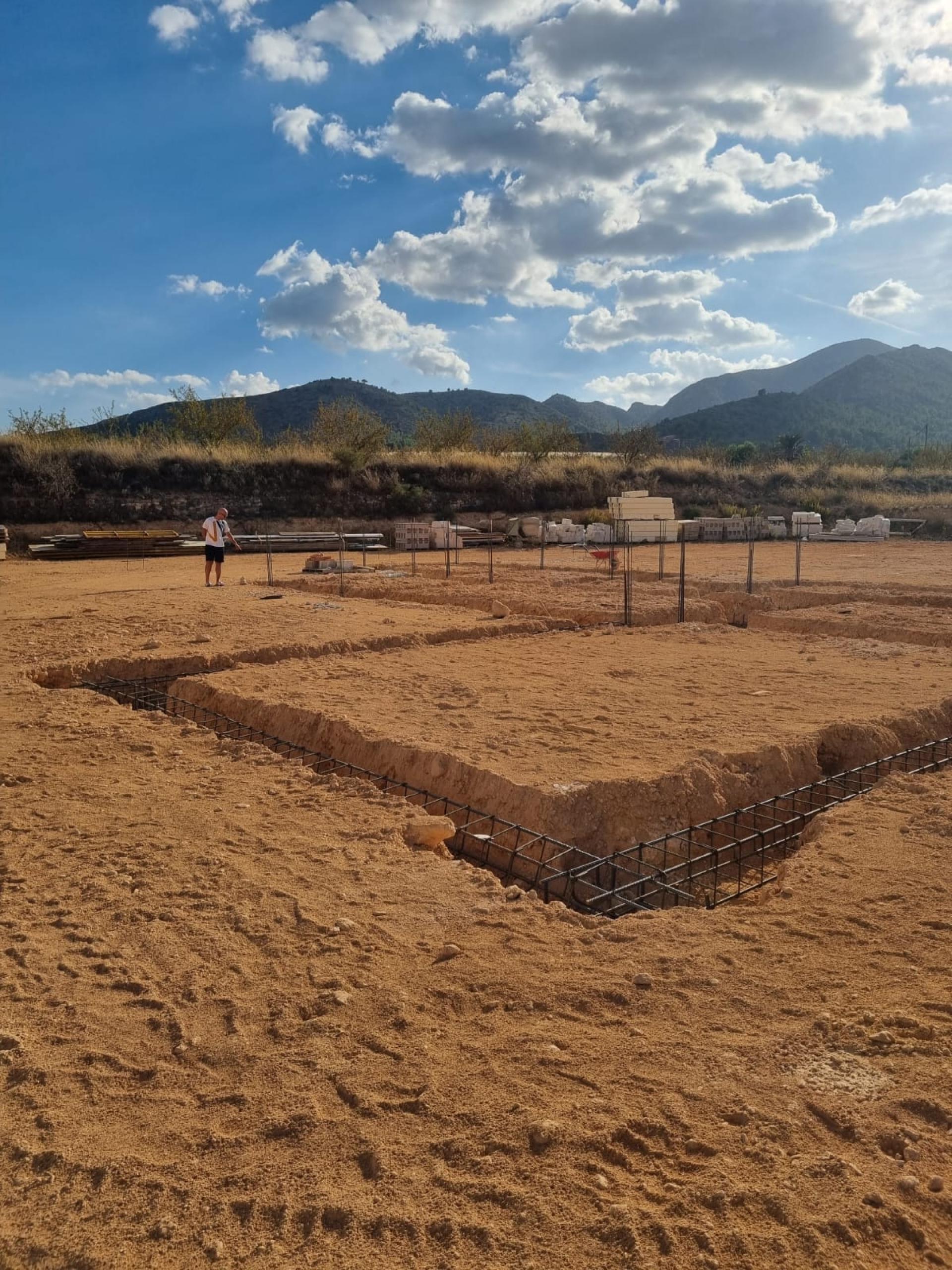 Wolnostojąca willa z basenem w budowie w La Romana in Medvilla Spanje