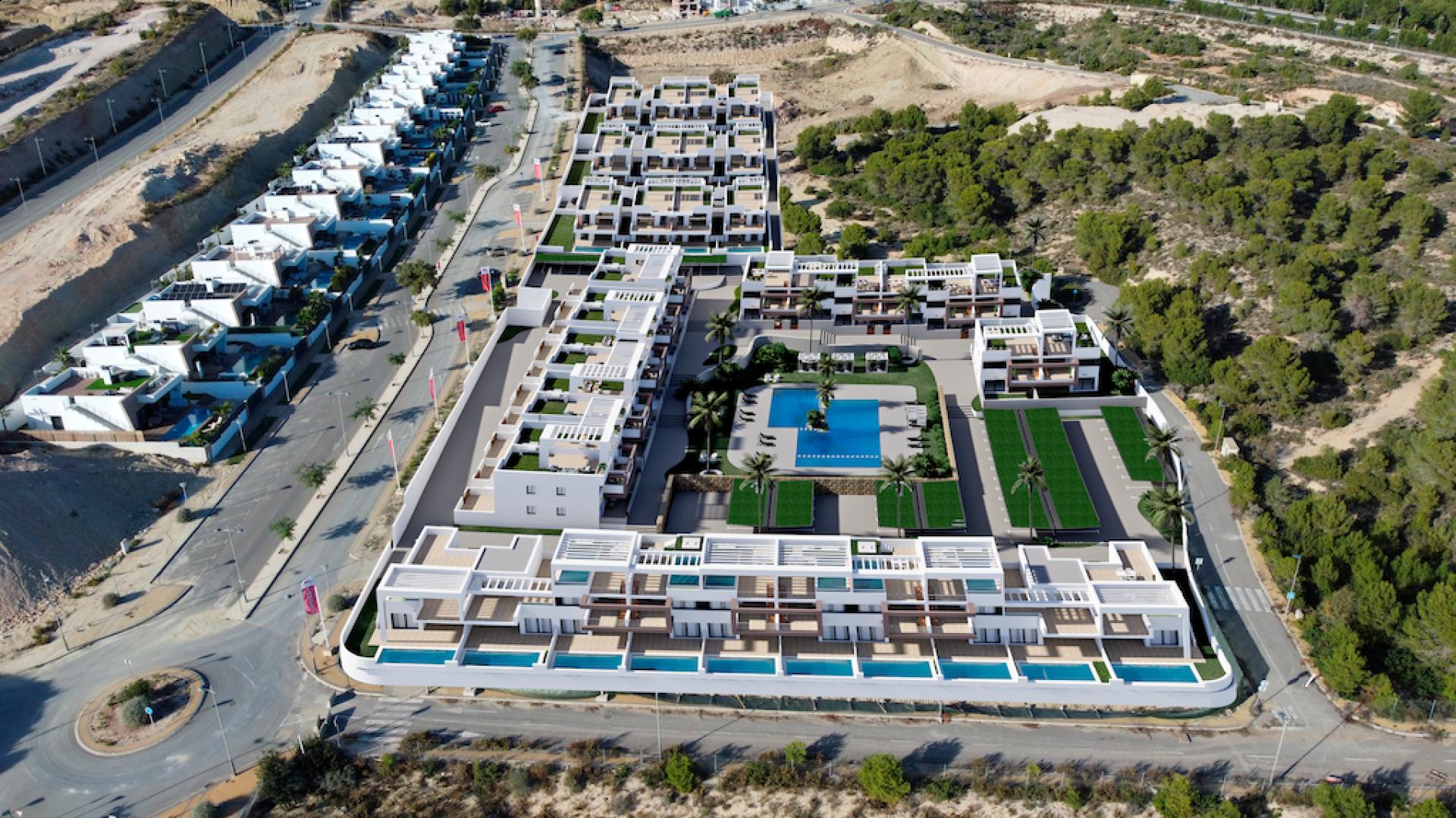 Apartamenty z widokiem na morze w Finestrat in Medvilla Spanje